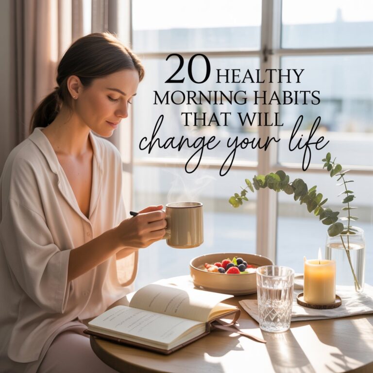 20 Healthy Morning Habits That Will Change Your Life